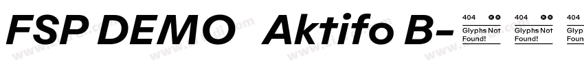 FSP DEMO   Aktifo B字体转换